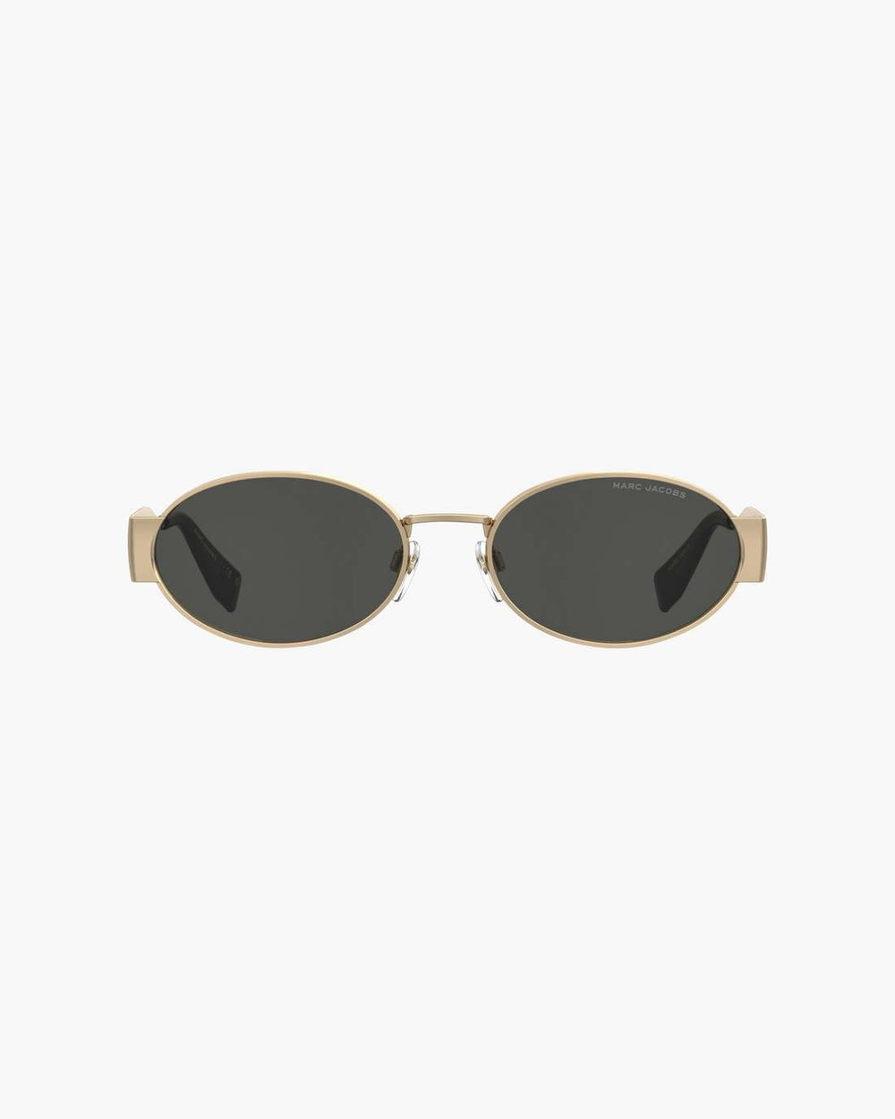 Marc Jacobs The Classic Logo Round Sunglasses Black/Gold