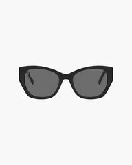 Marc Jacobs The Bold Logo Square Cat Eye Sunglasses Black/White