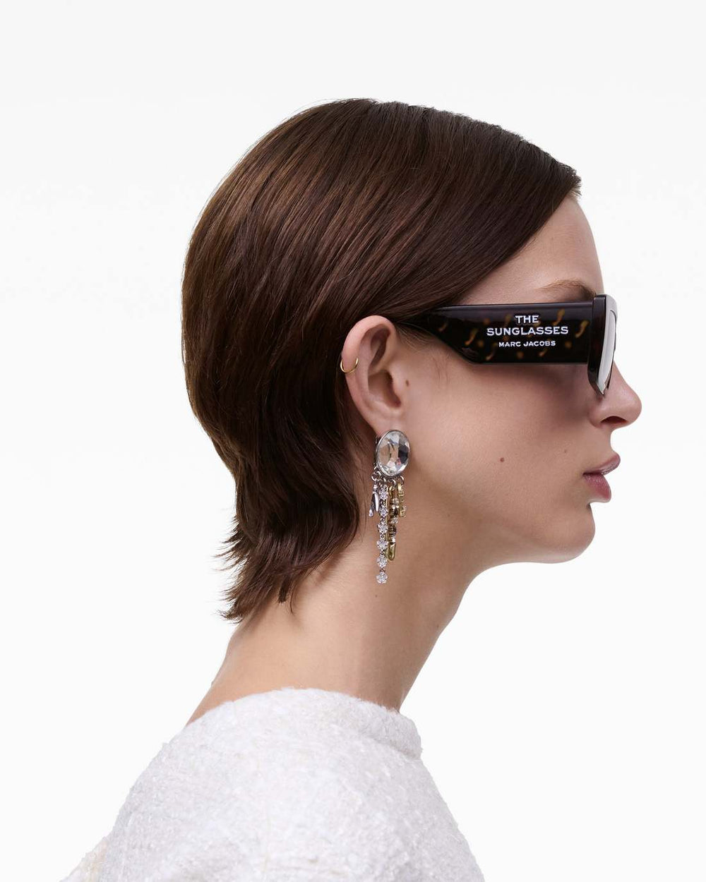 Marc Jacobs The Rectangle Sunglasses Havana