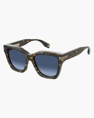 Marc Jacobs Icon Edge Oversized Square Sunglasses Havana