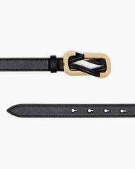 Marc Jacobs The Dual Belt Black/Gold