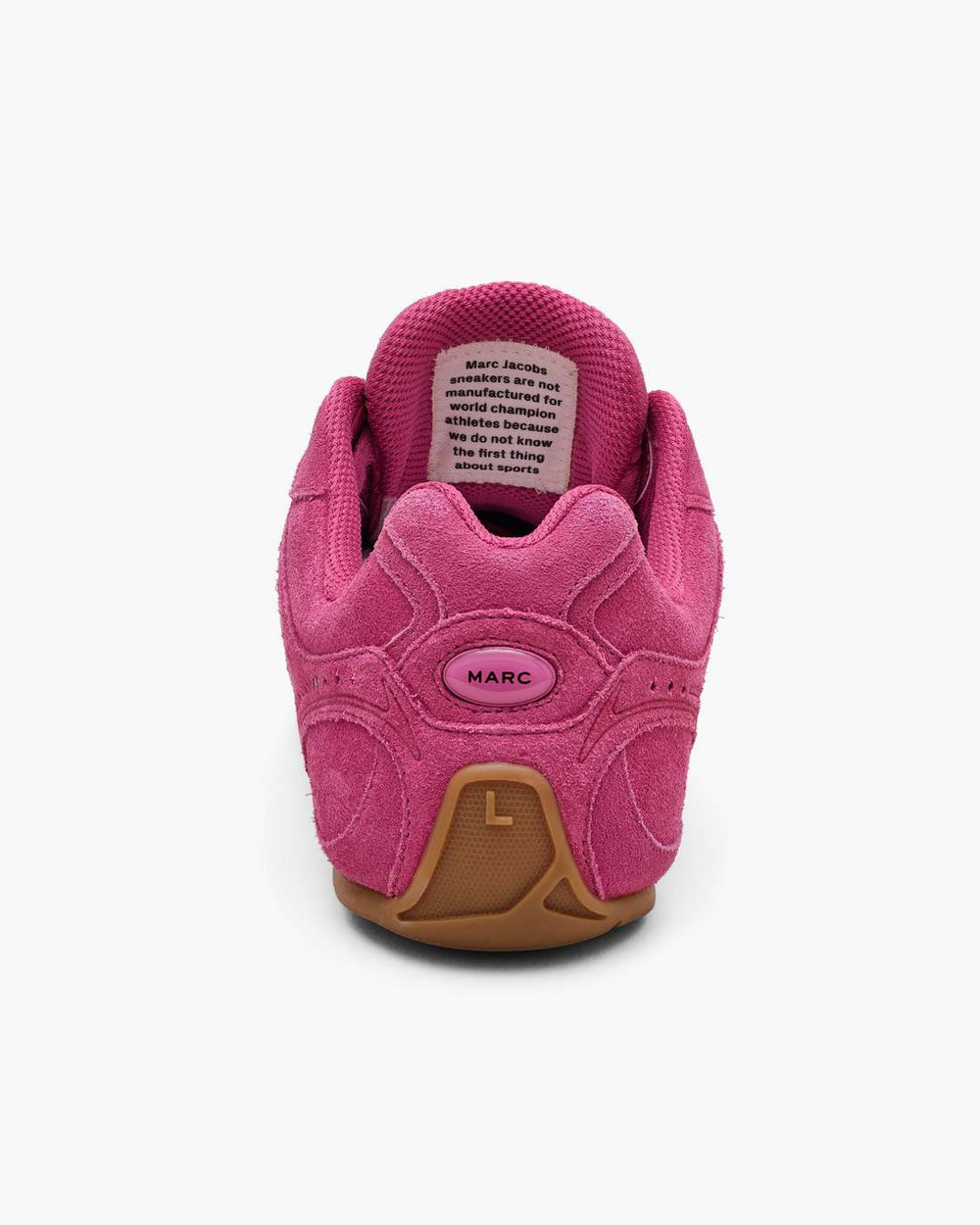 Marc Jacobs The Suede 72 Spring Sneaker Raspberry Pink