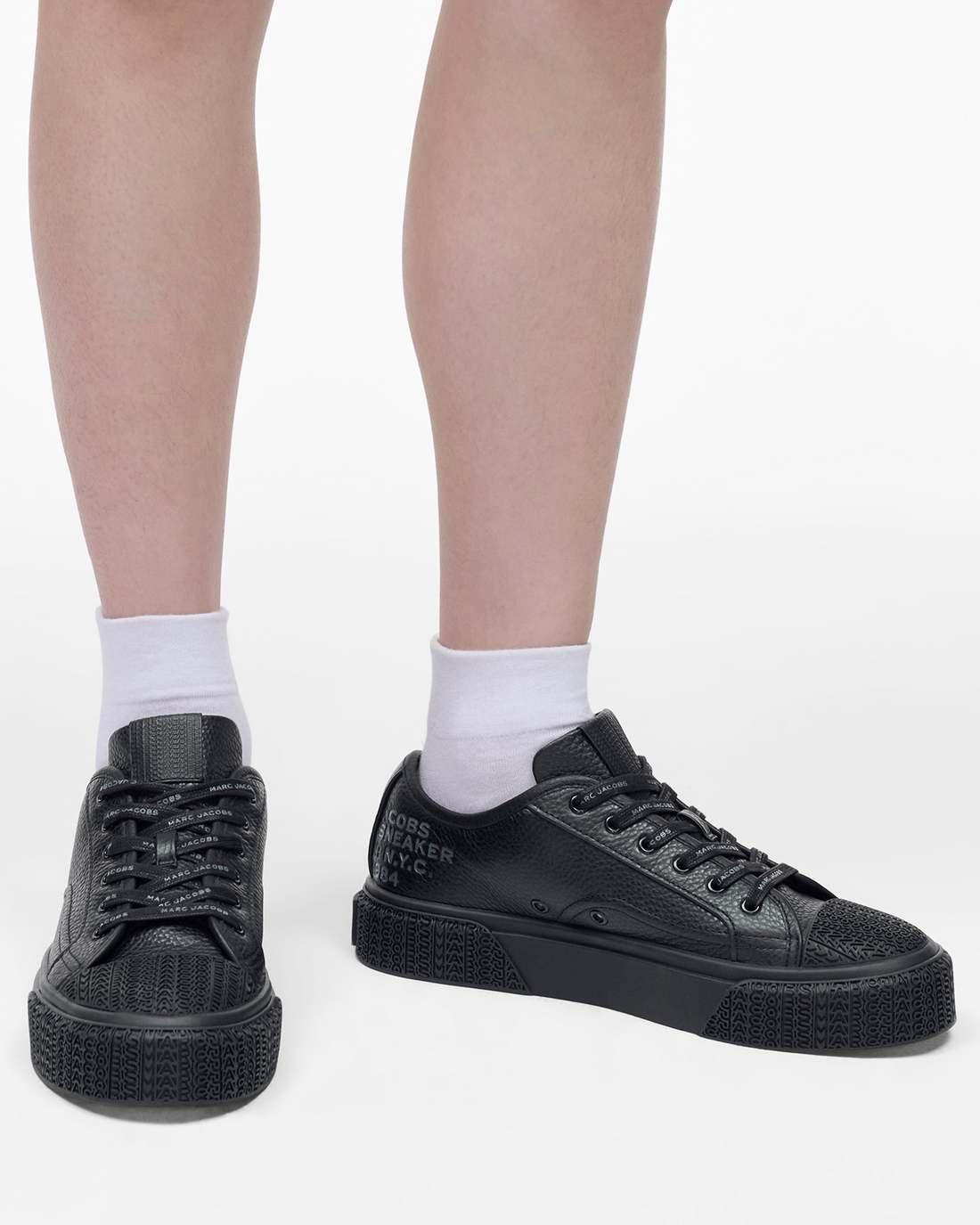 Marc Jacobs The Leather Sneaker Black