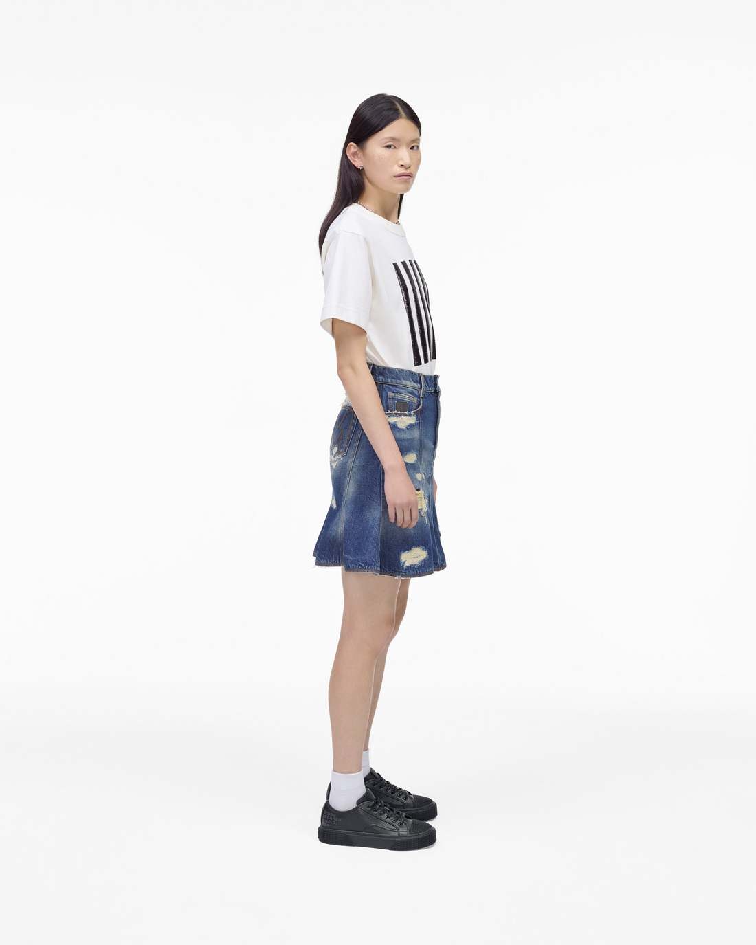 Marc Jacobs The Leather Sneaker Black