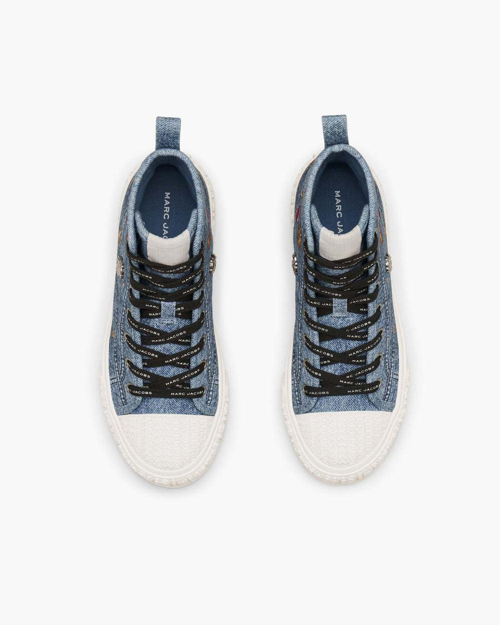 Marc Jacobs The Trinket Charm High Top Sneaker Medium Wash Multi