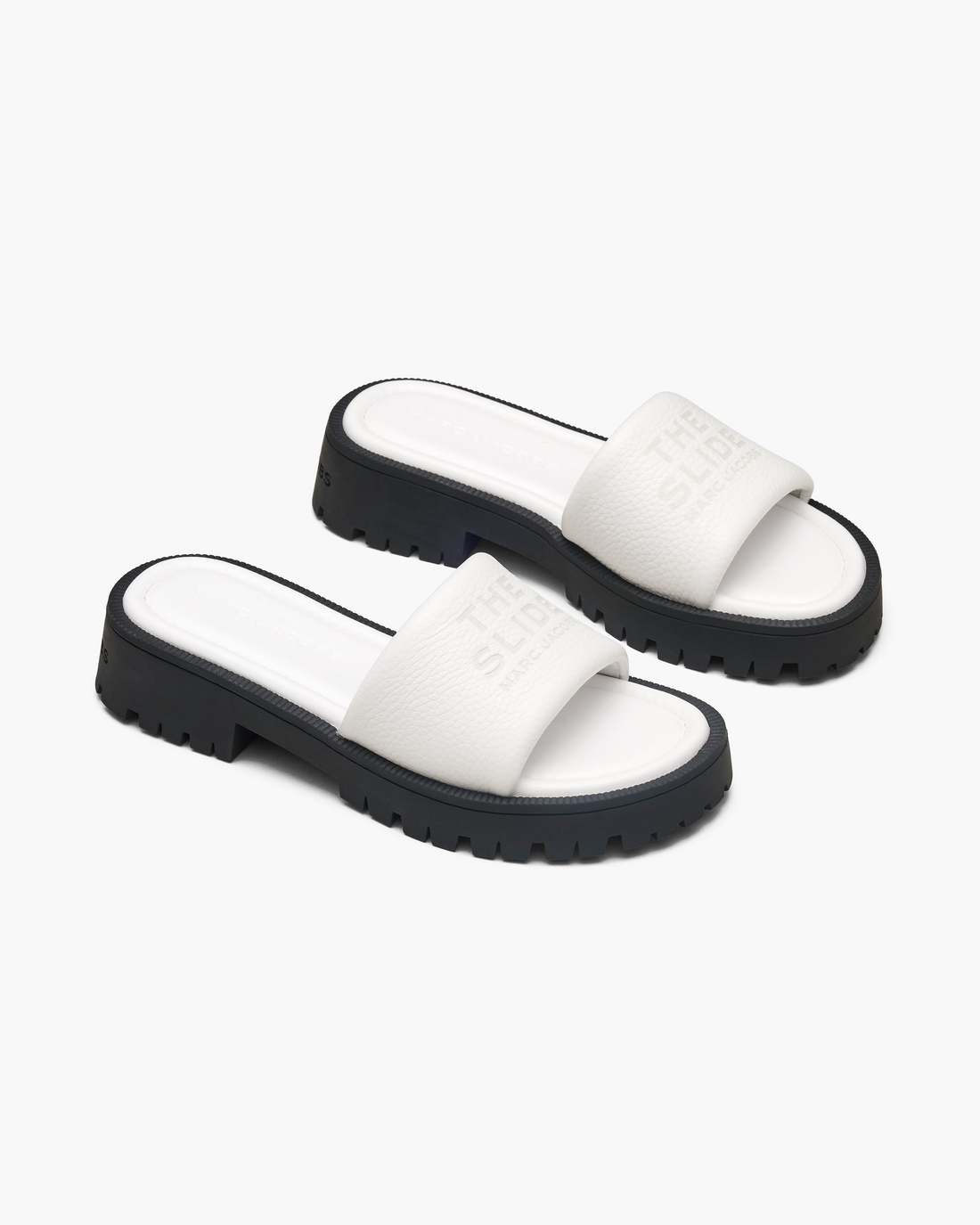 Marc Jacobs The Lug Sole Slide Bright White
