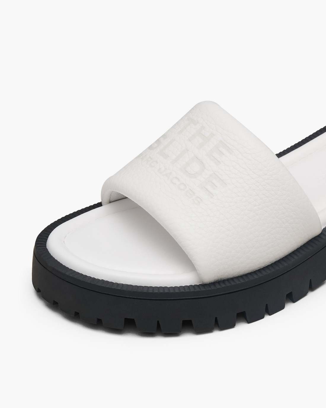 Marc Jacobs The Lug Sole Slide Bright White