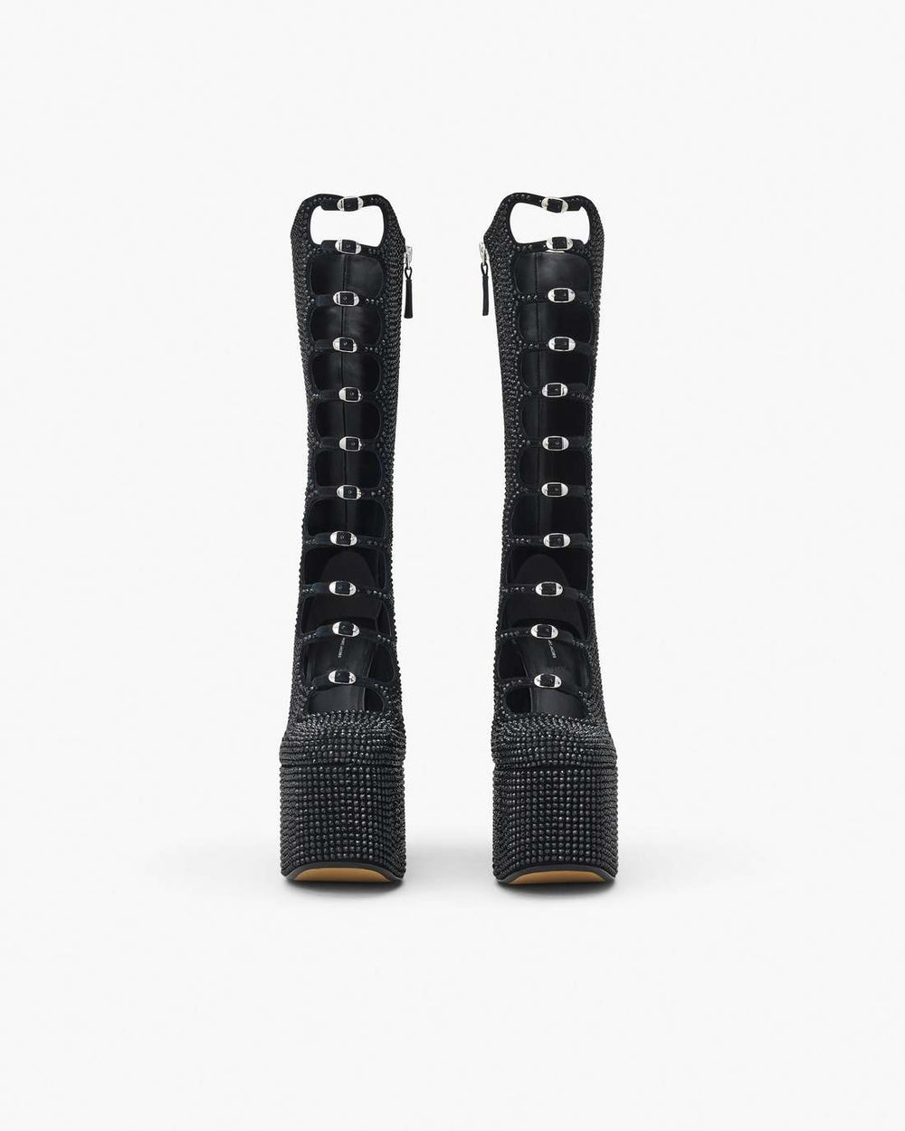Marc Jacobs The Rhinestone Kiki Knee-High Boot Black/Black