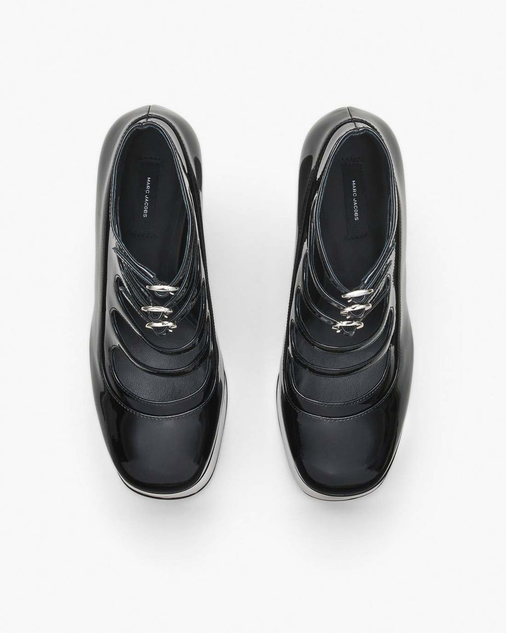 Marc Jacobs The Patent Leather Kiki Ankle Boot Black