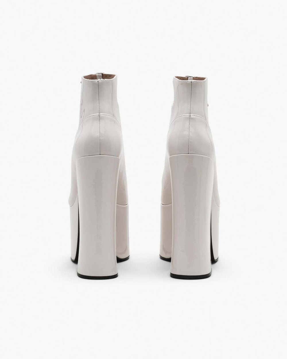 Marc Jacobs The Patent Leather Kiki Ankle Boot White