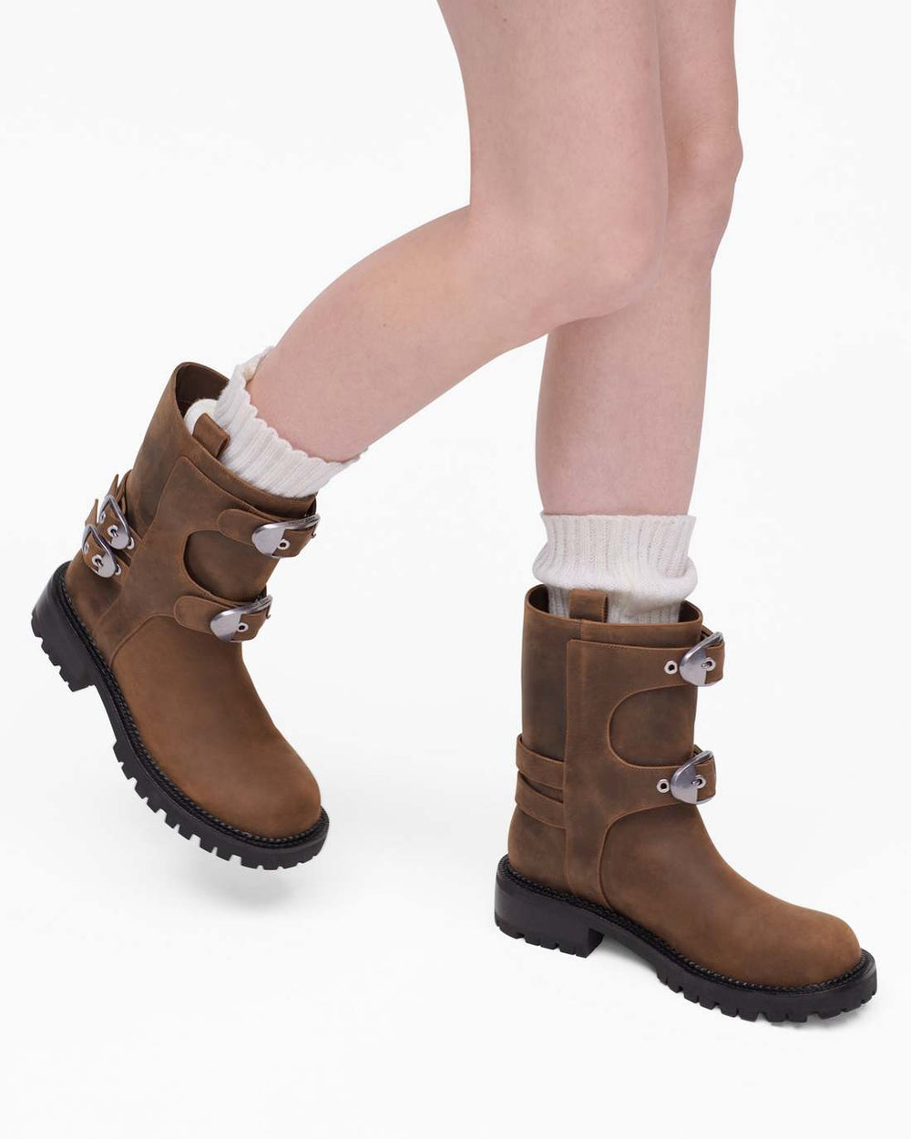 Marc Jacobs The Kiki Moto  Boot Tobacco