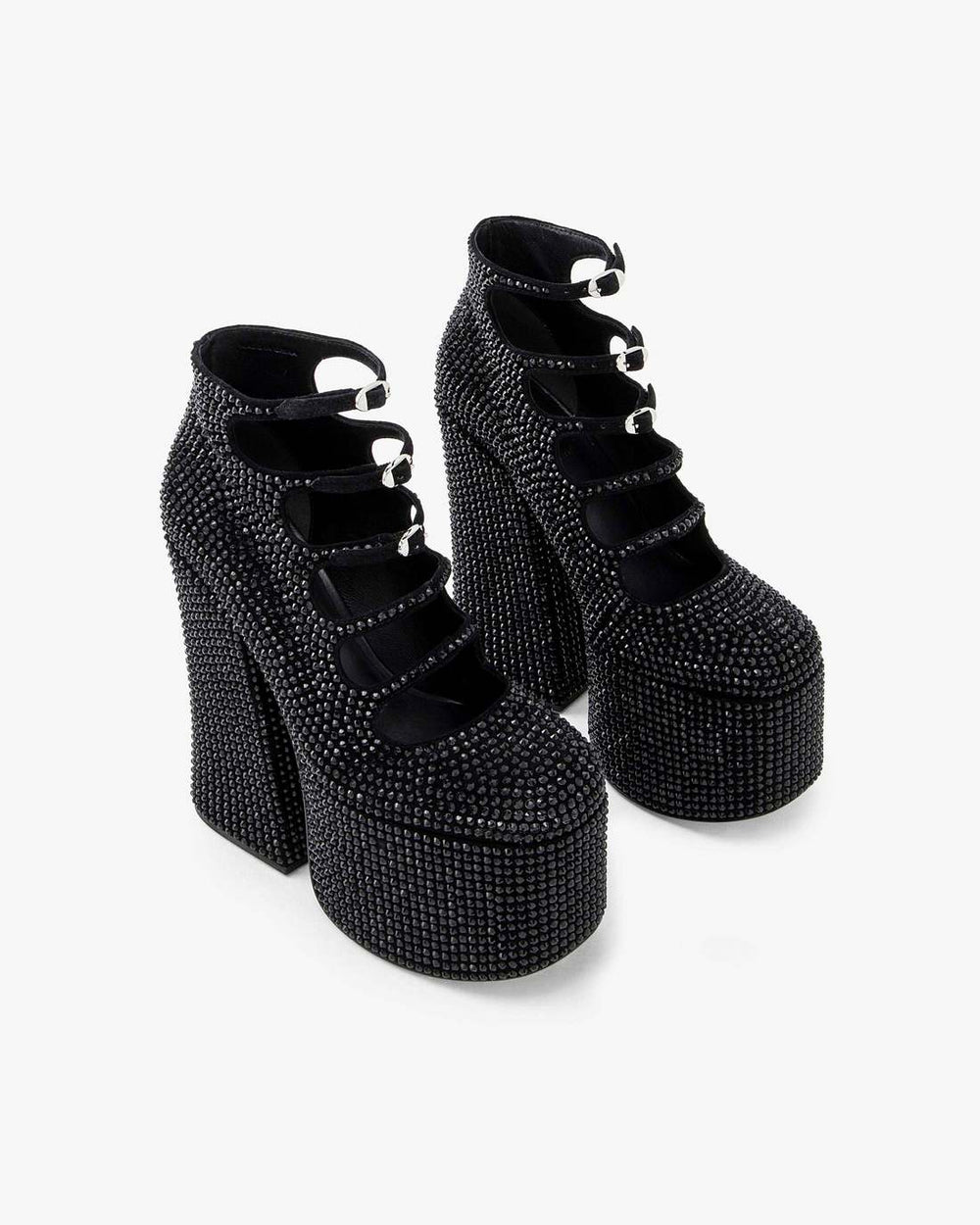 Marc Jacobs The Rhinestone Kiki Ankle Boot Black/Black