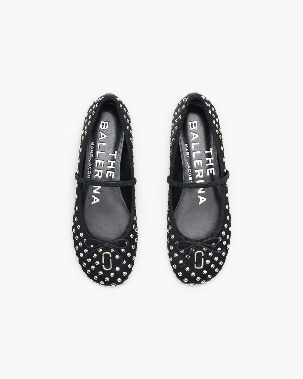 Marc Jacobs The Studded Sabrina Ballerina Black Multi
