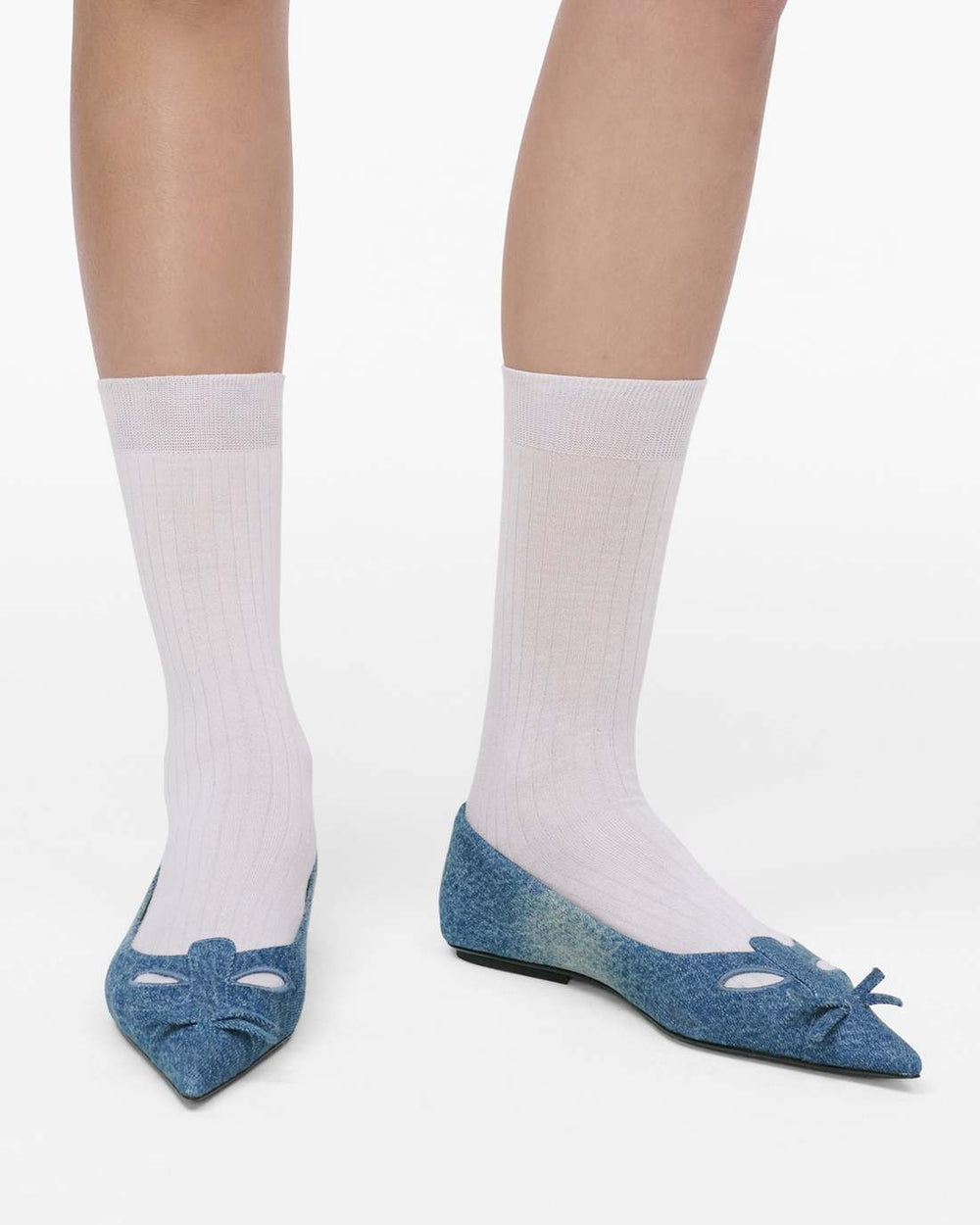 Marc Jacobs The Denim Kat Ballerina Vintage Indigo