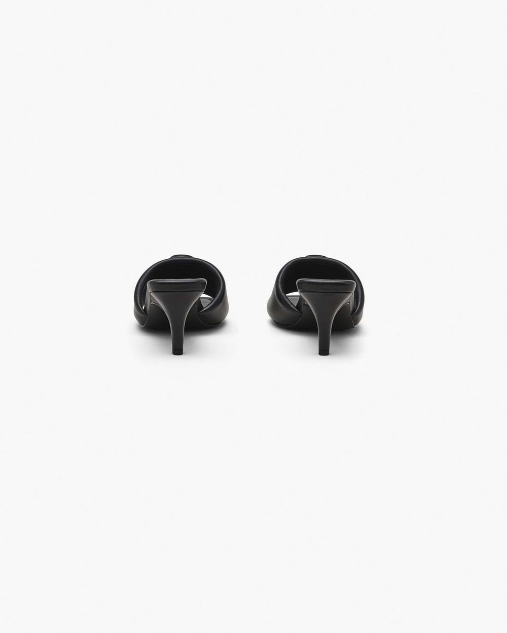 Marc Jacobs The Leather J Marc Heeled Sandal Black
