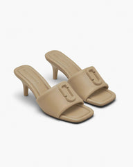 Marc Jacobs The Leather J Marc Heeled Sandal Camel