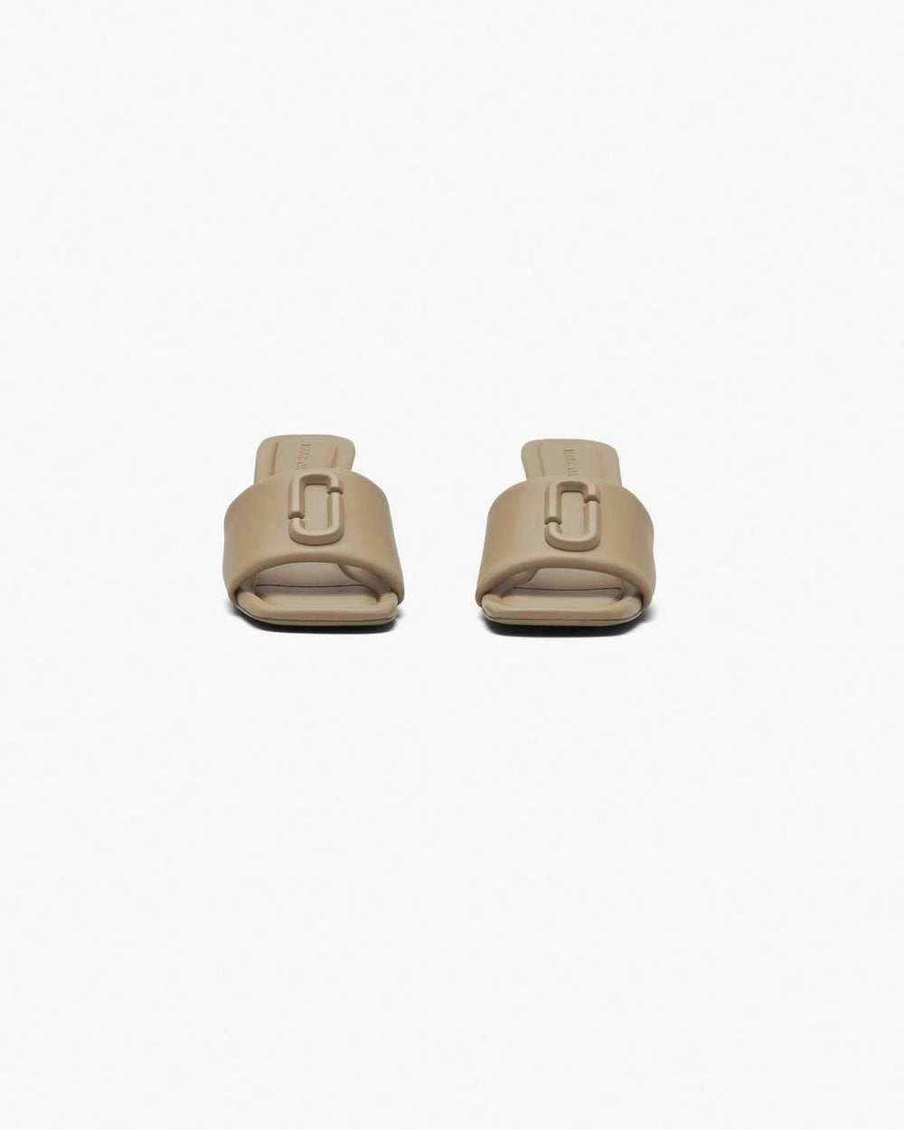 Marc Jacobs The Leather J Marc Heeled Sandal Camel