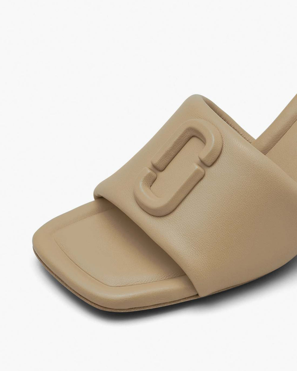 Marc Jacobs The Leather J Marc Heeled Sandal Camel
