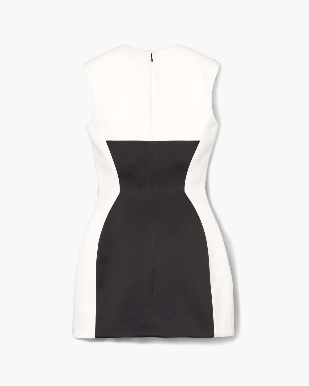 Marc Jacobs Seamed Up Satin Dress Black/White