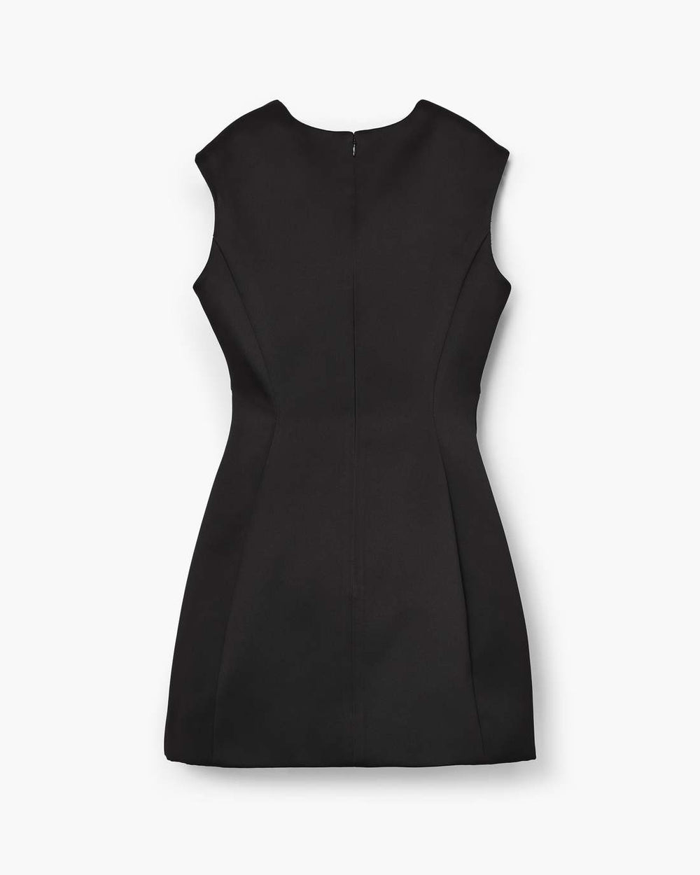 Marc Jacobs Seamed Up Satin Dress Black
