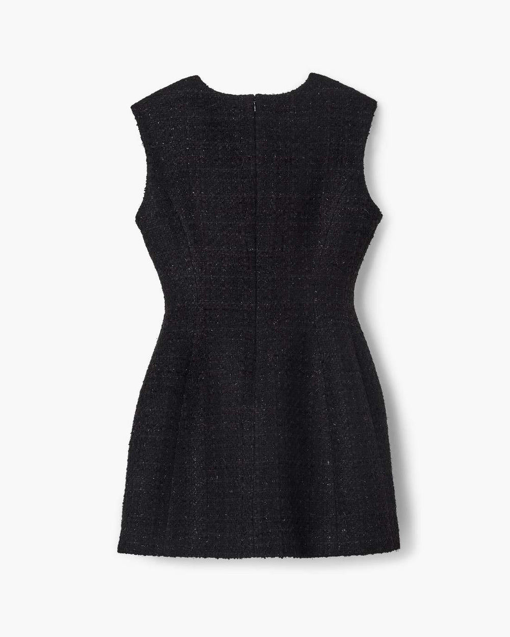 Marc Jacobs Sculptural Tweed Dress Black
