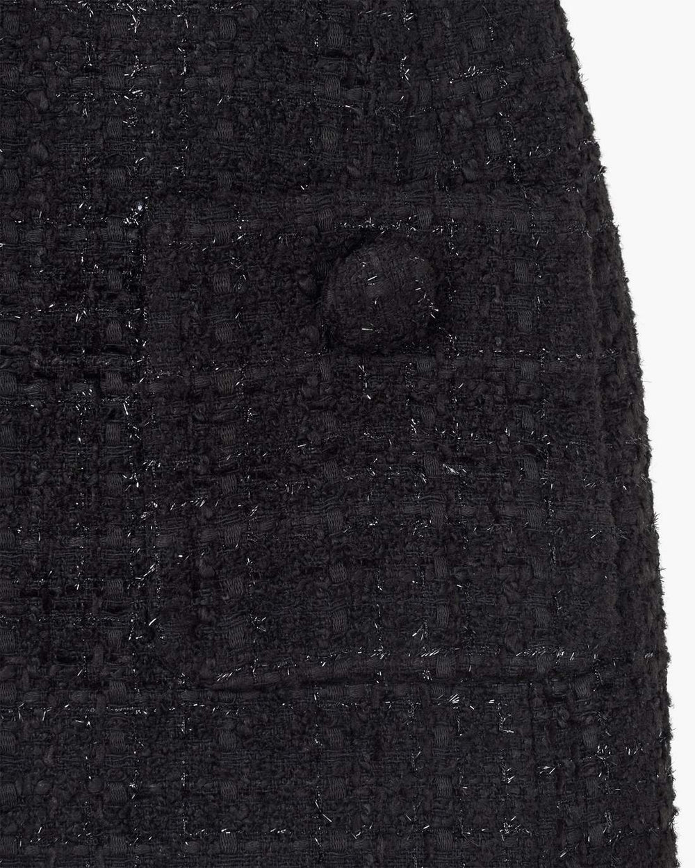Marc Jacobs Sculptural Tweed Dress Black