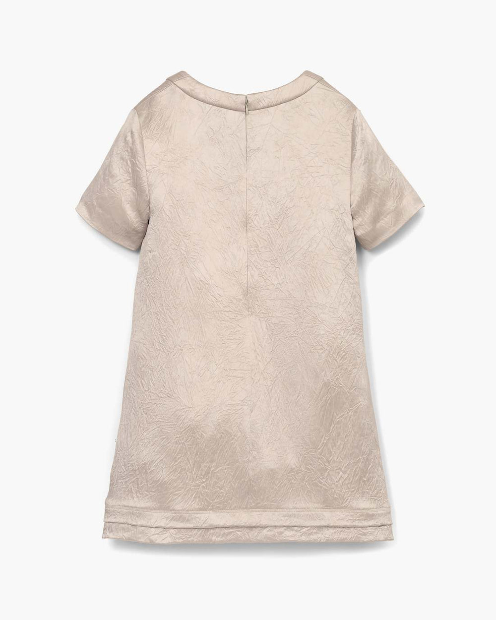 Marc Jacobs Crushed Satin Dress Champagne
