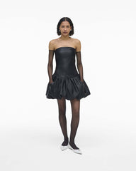 Marc Jacobs The Leather Bubble Dress Black