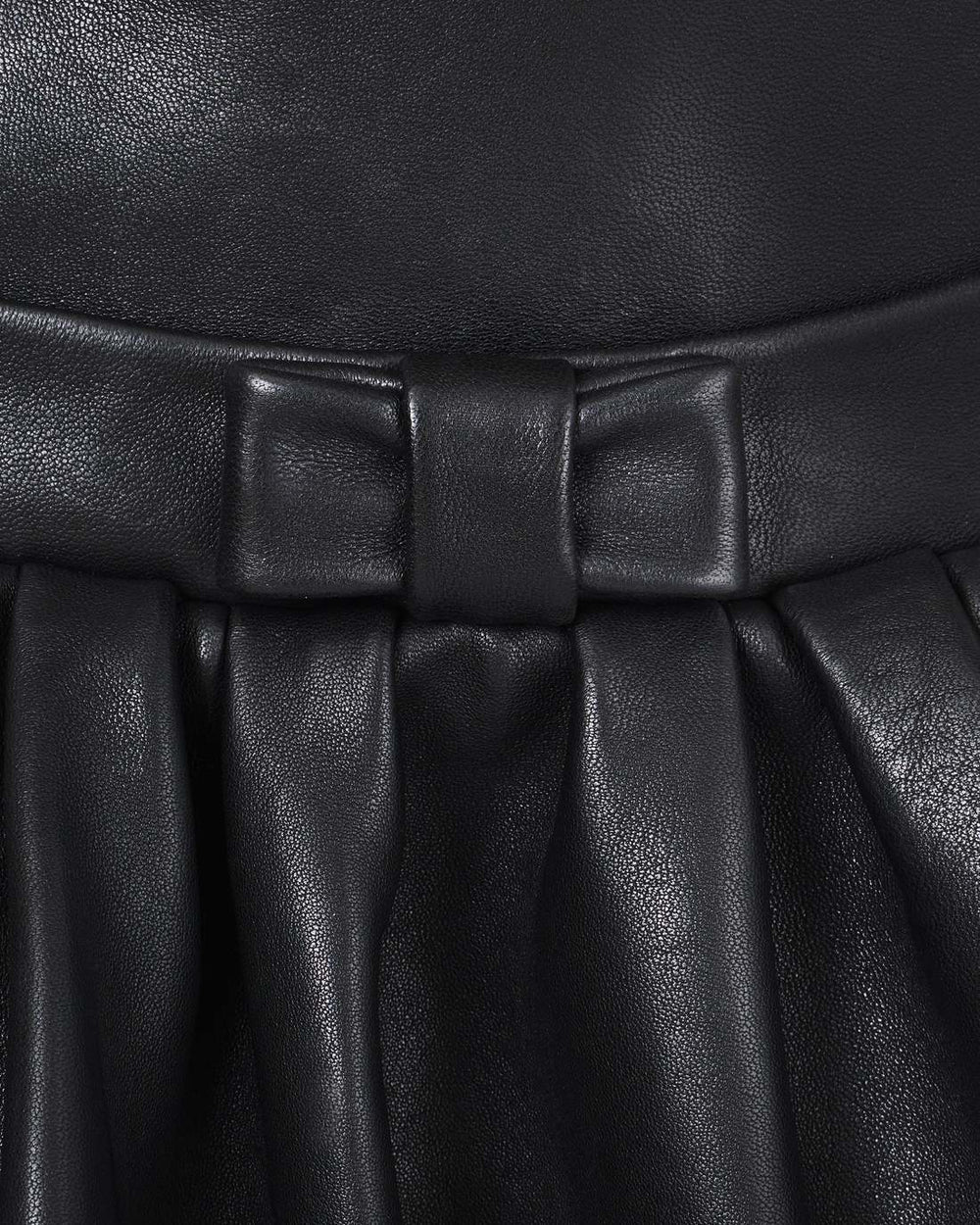 Marc Jacobs The Leather Bubble Dress Black