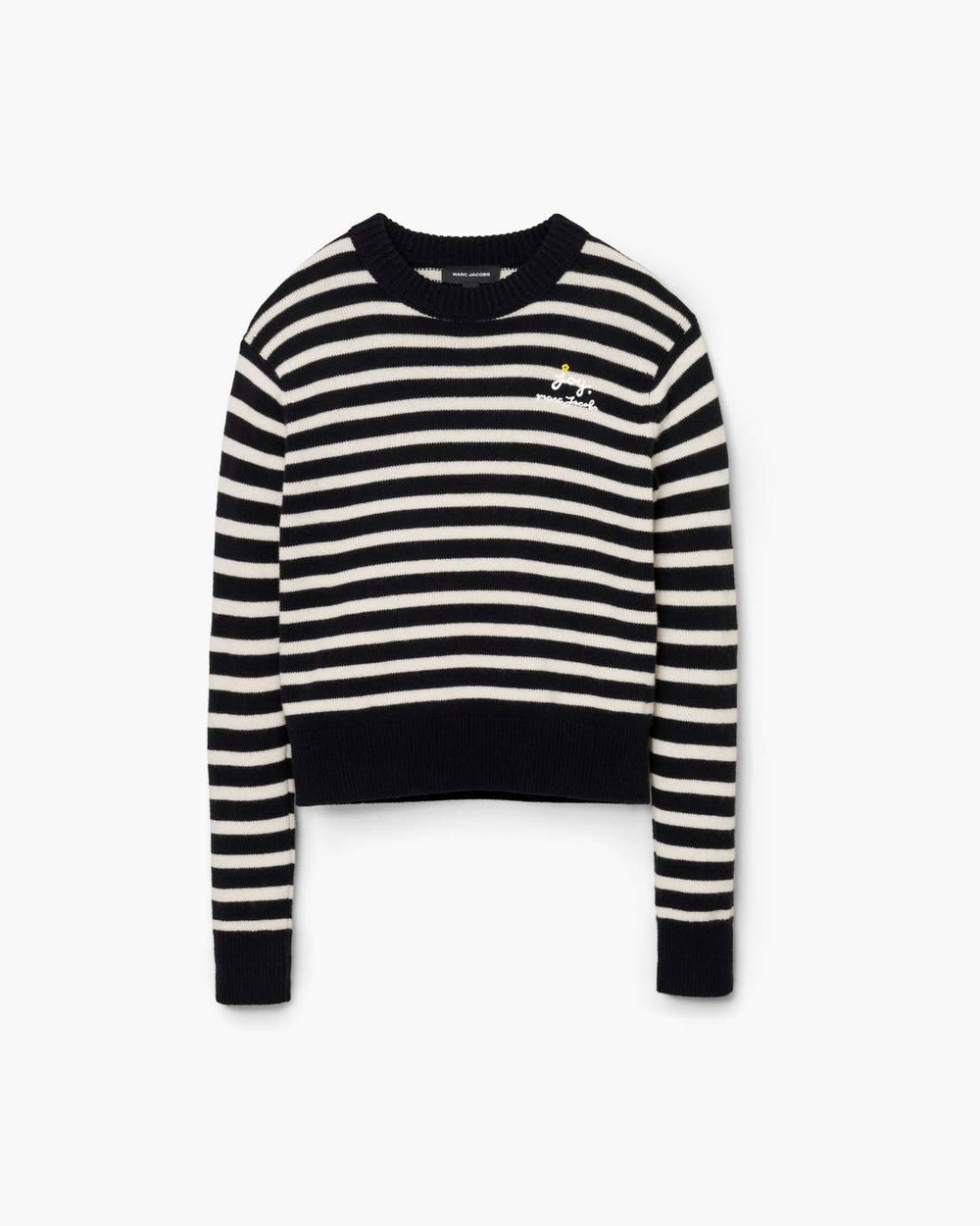 Marc Jacobs Joy Striped Crewneck Black/White