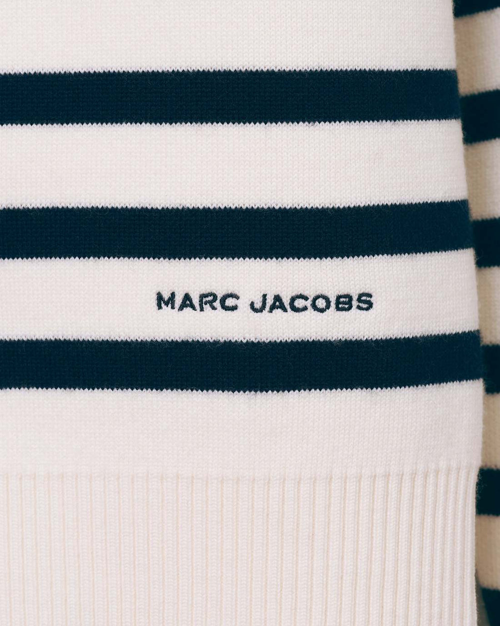 Marc Jacobs Breton Stripe Crewneck White/Navy