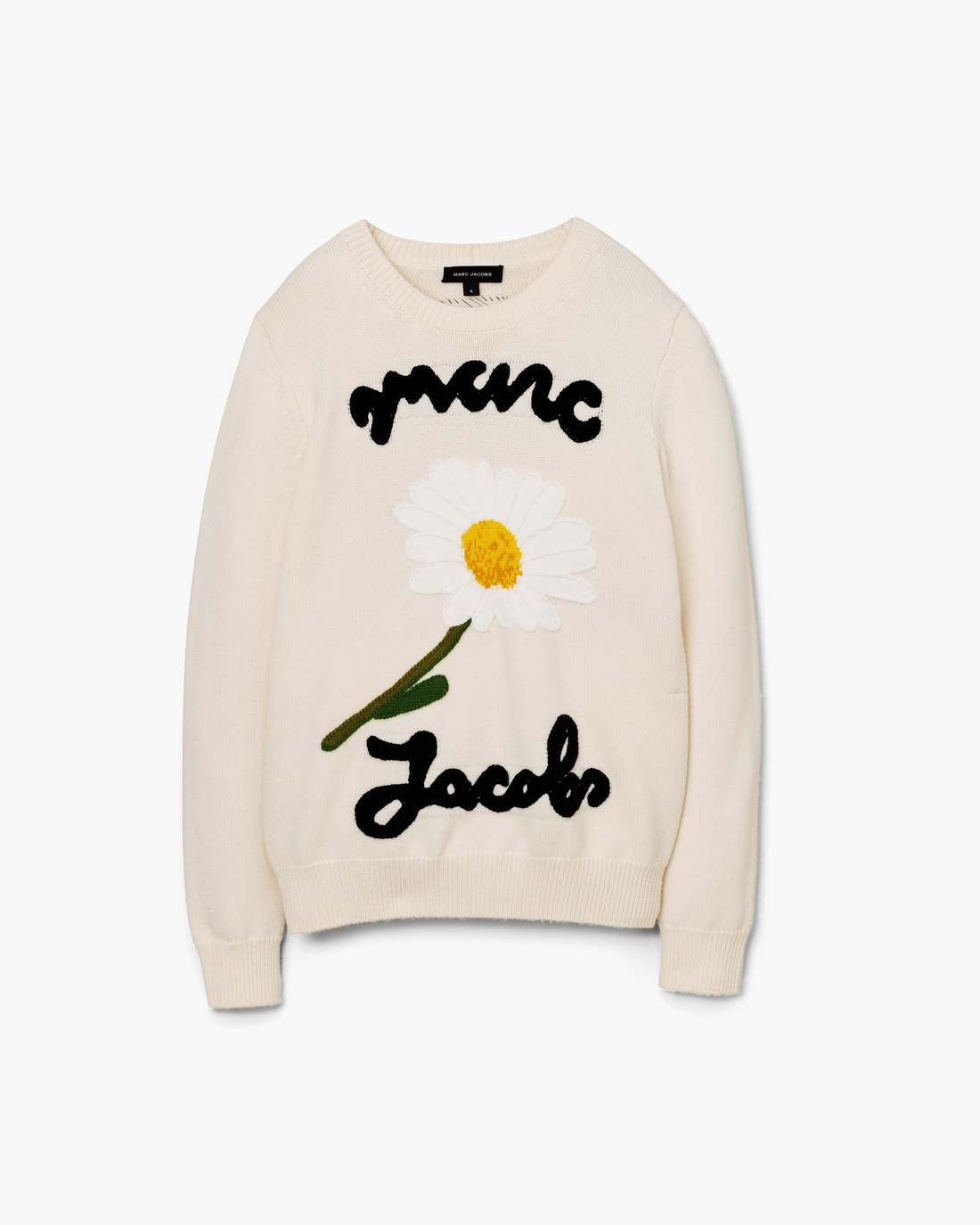 Marc Jacobs Marc Is Joy Jacquard Crewneck Ivory