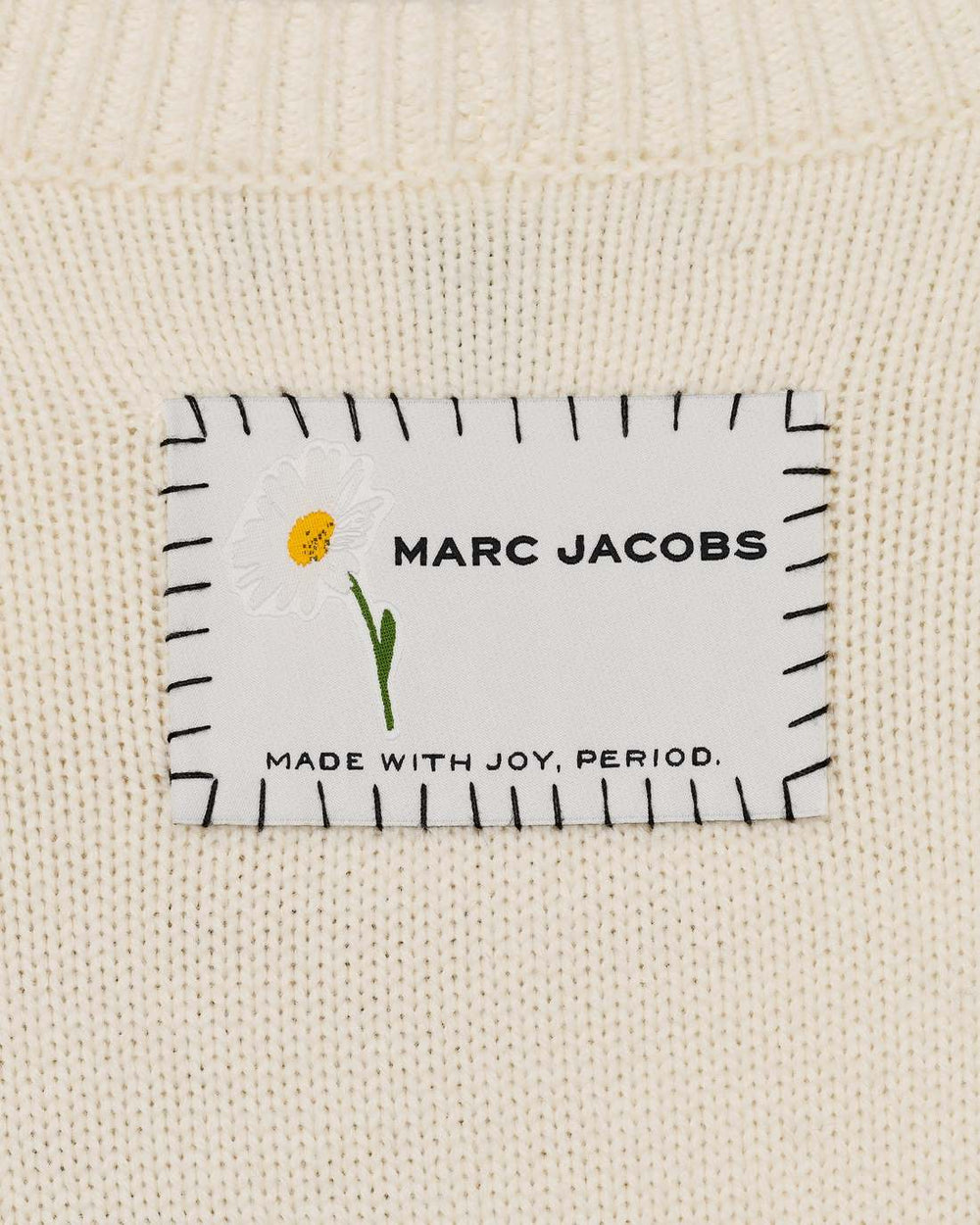 Marc Jacobs Marc Is Joy Jacquard Crewneck Ivory