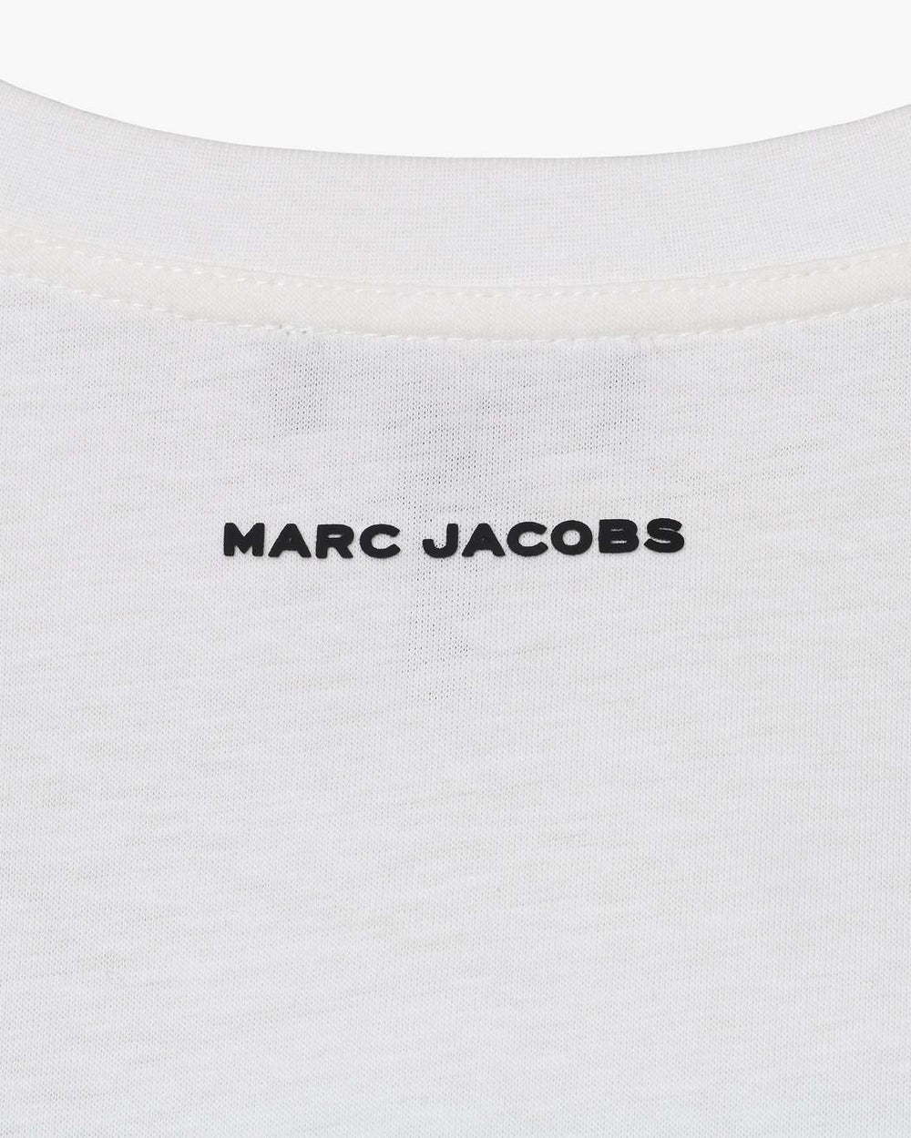 Marc Jacobs Trompe L'Oeil Eyelet Slim Tee White Multi