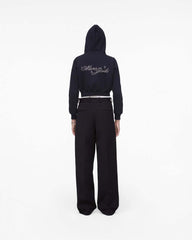 Marc Jacobs Charm Cropped Hoodie Black