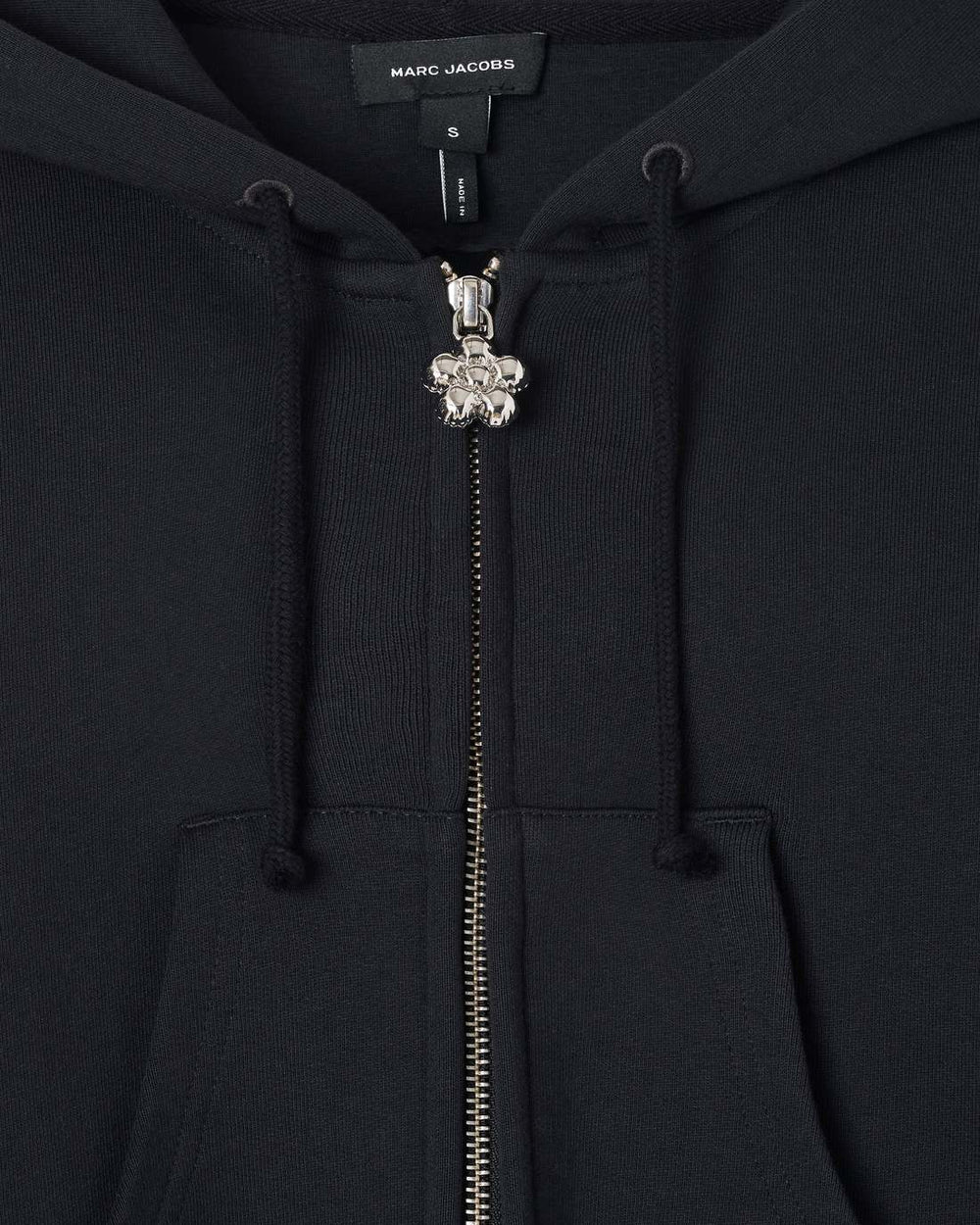 Marc Jacobs Charm Cropped Hoodie Black