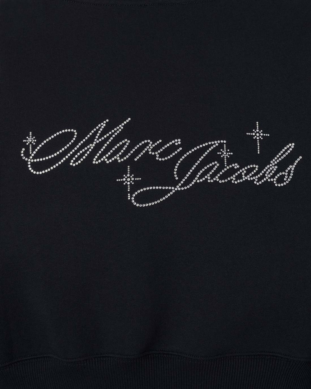 Marc Jacobs Charm Cropped Hoodie Black