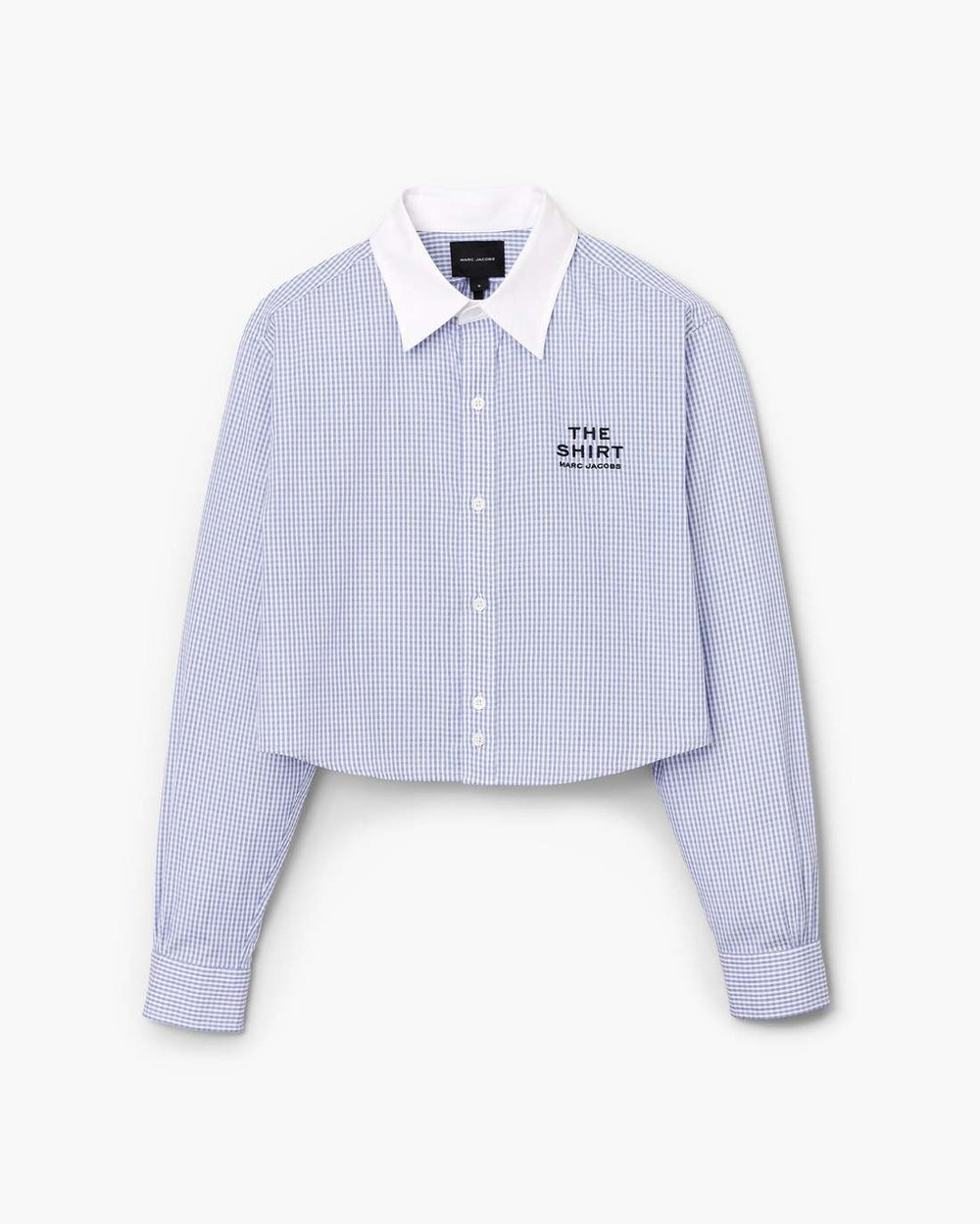 Marc Jacobs The Cropped Femme Shirt Blue Multi
