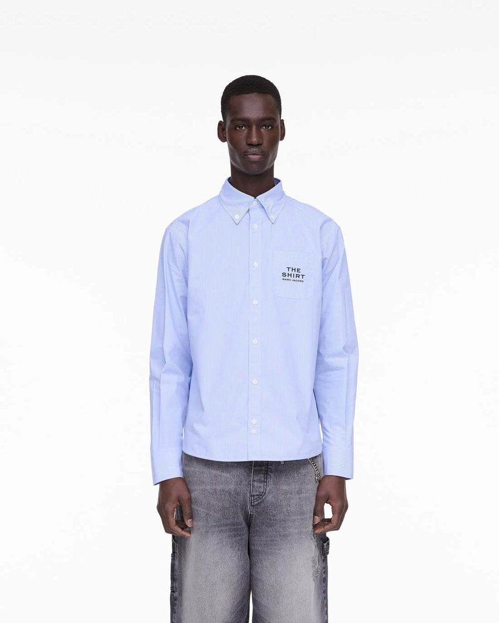 Marc Jacobs THE STRIPED SHIRT Sky Blue