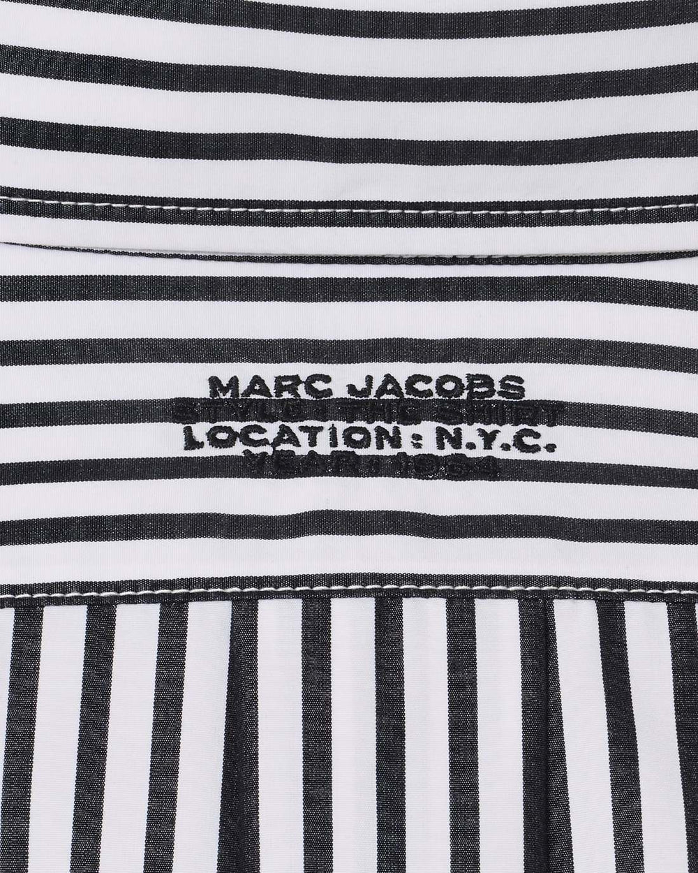 Marc Jacobs The Striped Shirt Black/White