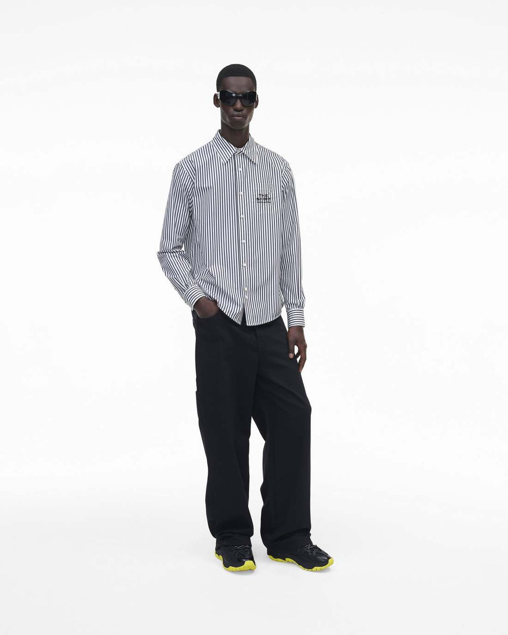 Marc Jacobs The Striped Shirt Black/White