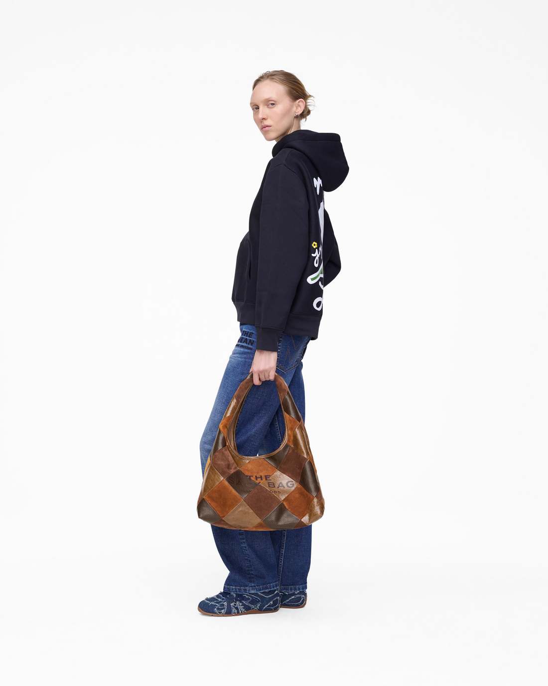 Marc Jacobs Marc Is Joy Daisy Hoodie Black