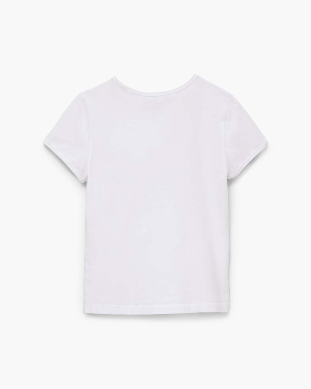 Marc Jacobs Charm Logo Shrunken Tee White