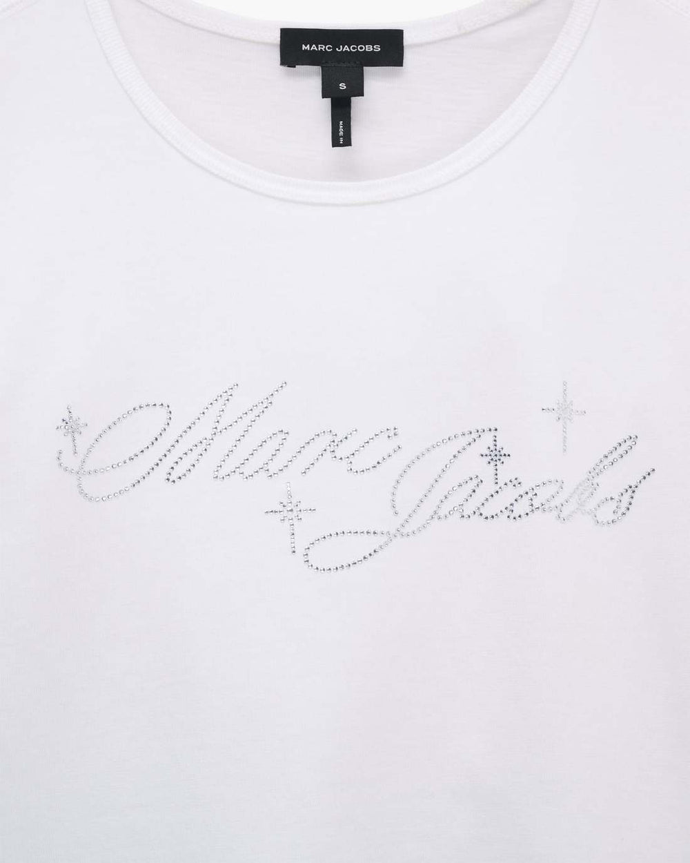 Marc Jacobs Charm Logo Shrunken Tee White