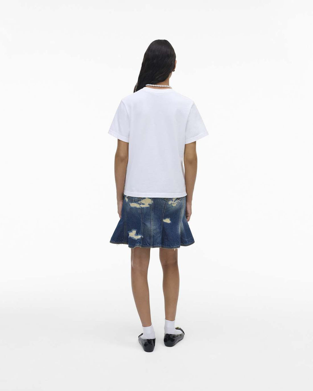 Marc Jacobs The Logo Baby Tee White