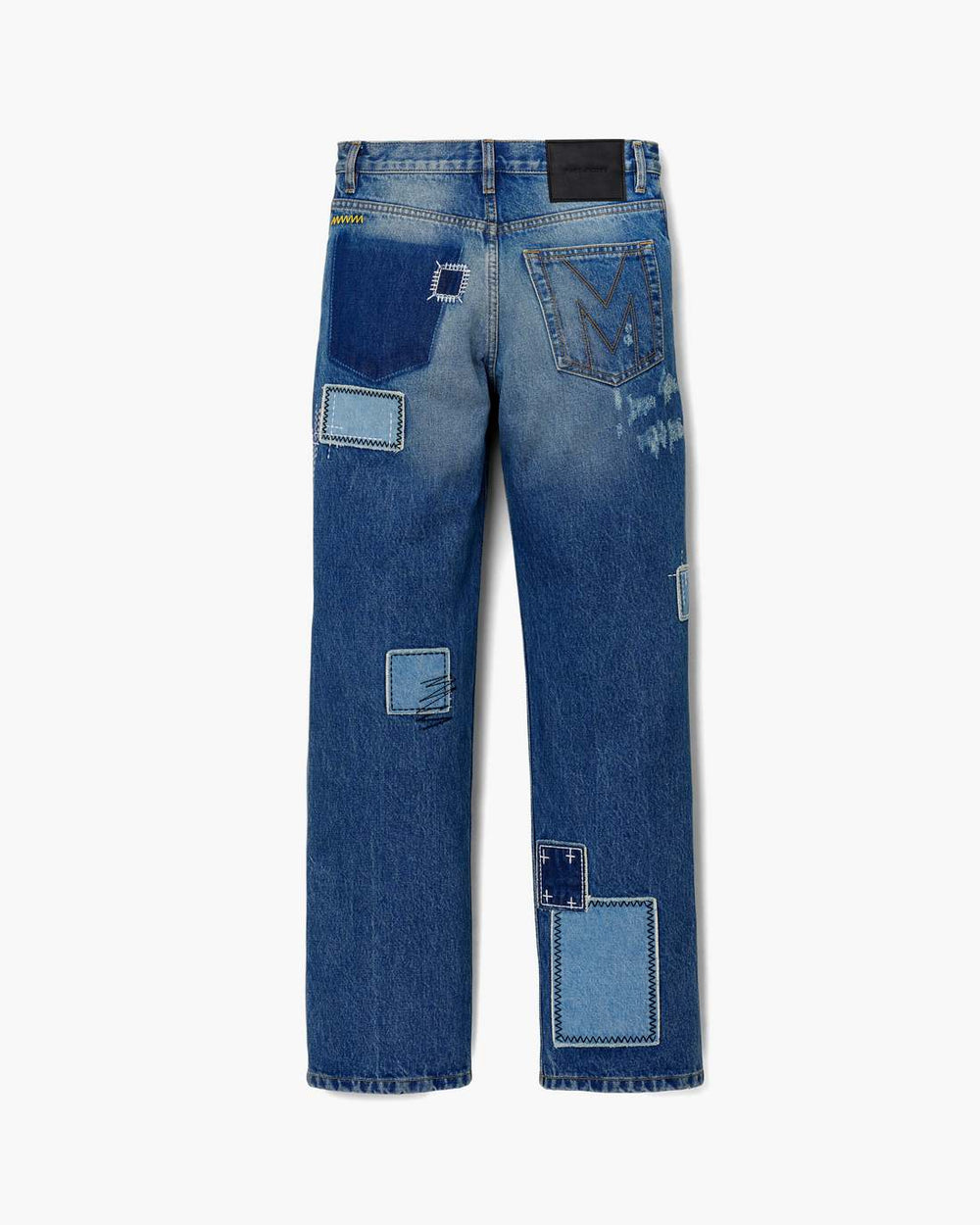 Marc Jacobs Patchwork Straight Jean Bright Indigo