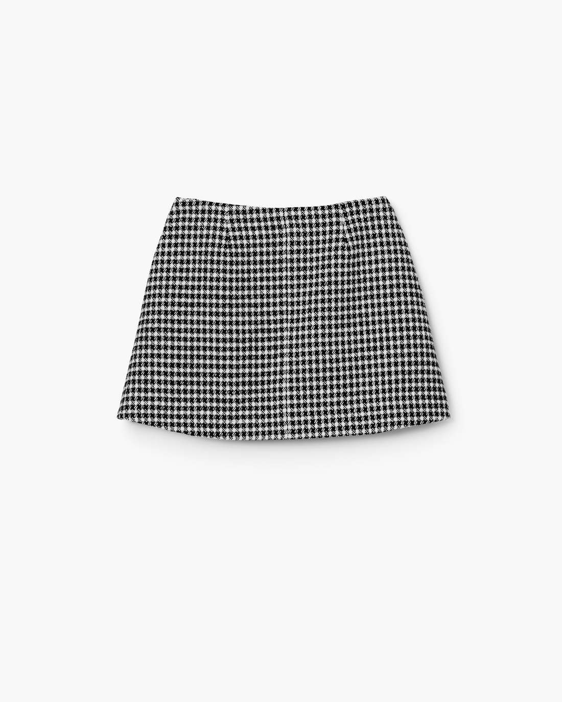Marc Jacobs Gingham Tweed Mini Skirt Black Multi