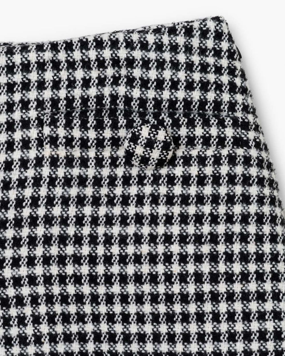 Marc Jacobs Gingham Tweed Mini Skirt Black Multi