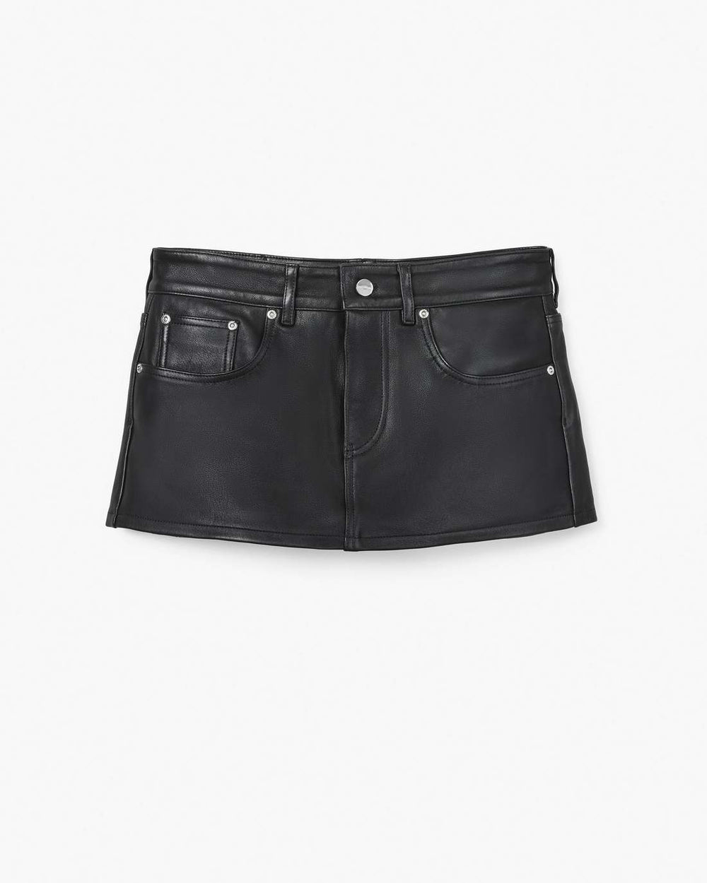 Marc Jacobs The Leather Skort Black