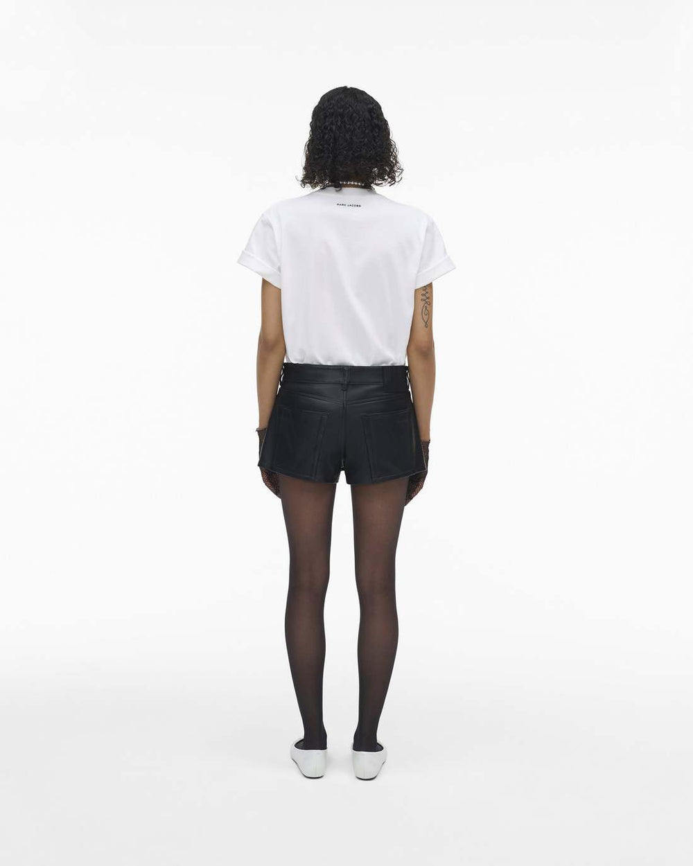Marc Jacobs The Leather Skort Black